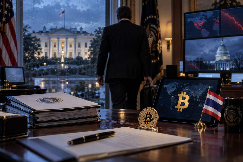 White House crypto adviser exits, Thailand’s Bitcoin ETF rules take effect, and markets watch the Fed