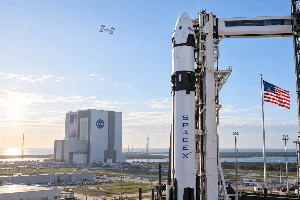 NASA 向 SpaceX 授予三次载人赴国际空间站任务