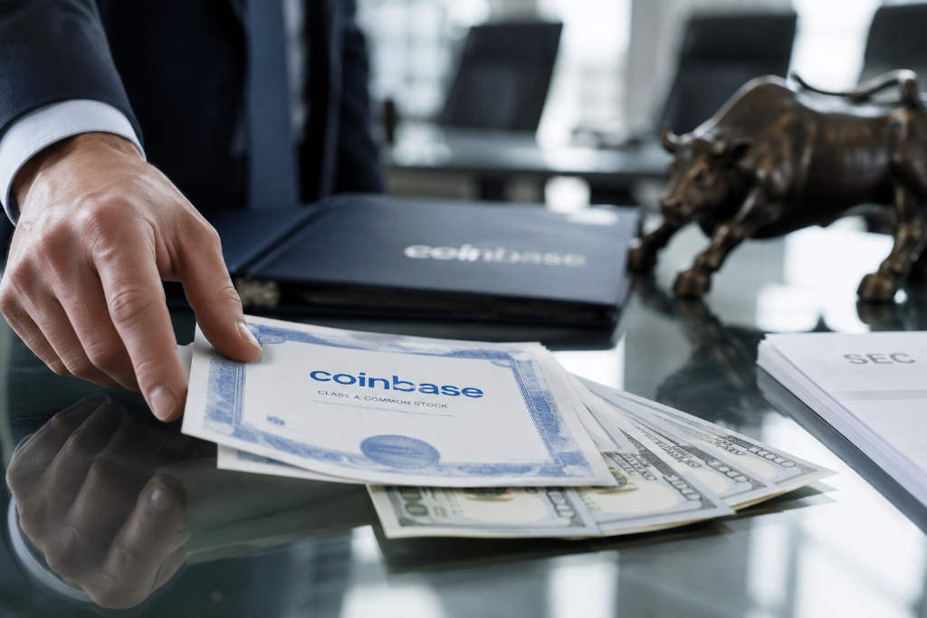 Coinbase 董事 Frederick R 减持 1 万股,套现 179 万美元