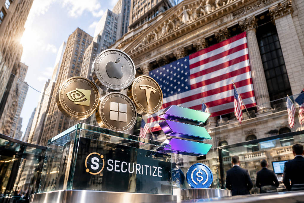 Securitize在Solana推出代币化美股后股价涨逾10%