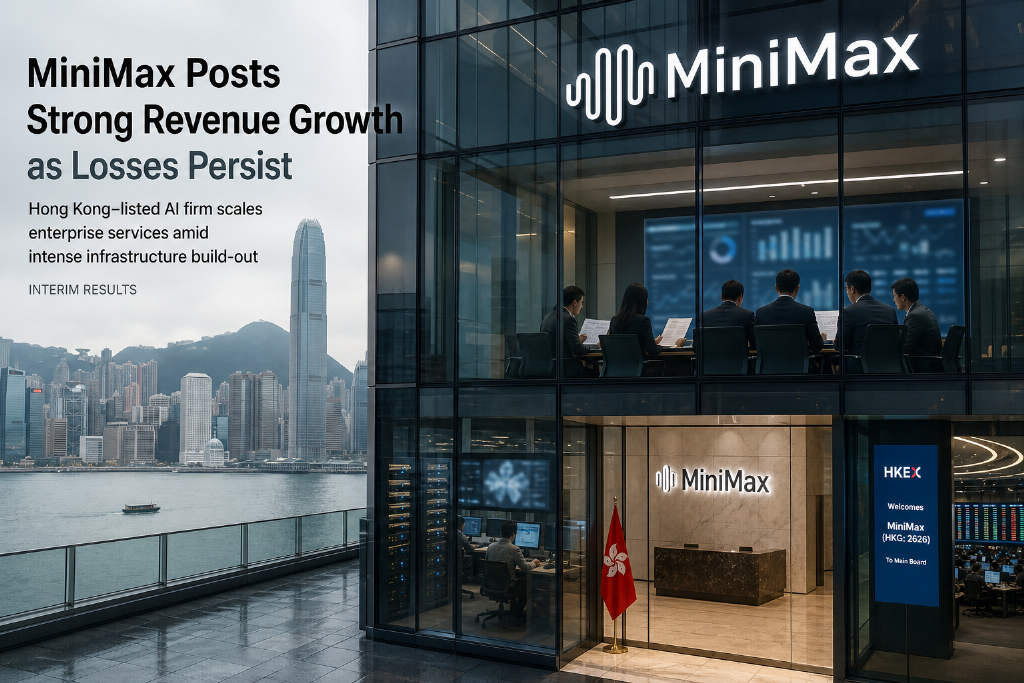 MiniMax Group披露中期业绩:上半年营收1.166亿美元