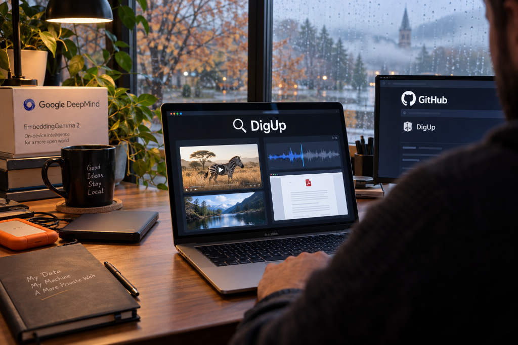 DigUp brings content-based search to Mac files with Google DeepMind’s EmbeddingGemma 2