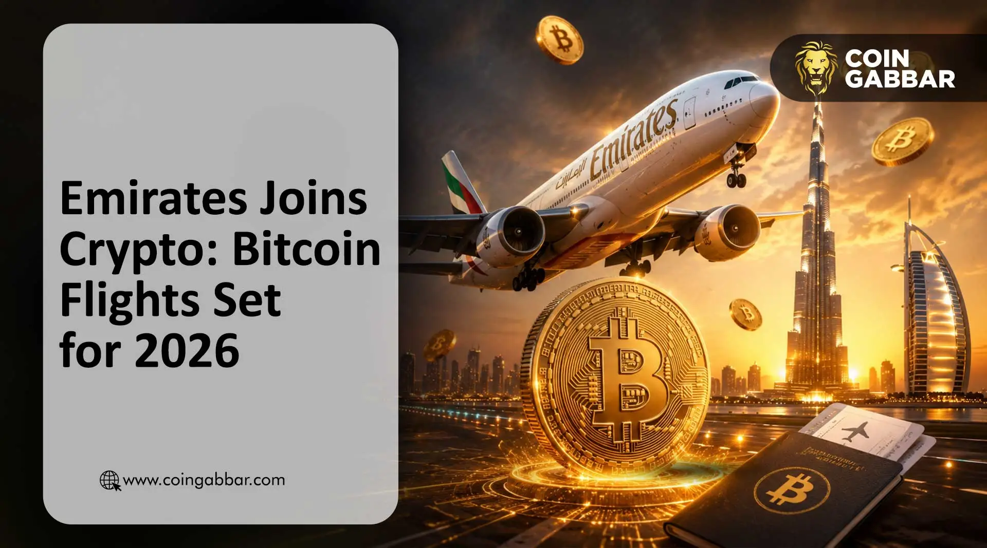 Emirates to Accept Over 30 Cryptocurrencies for Flight Bookings by 2026, Bitcoin Payments Officially on Roadmap