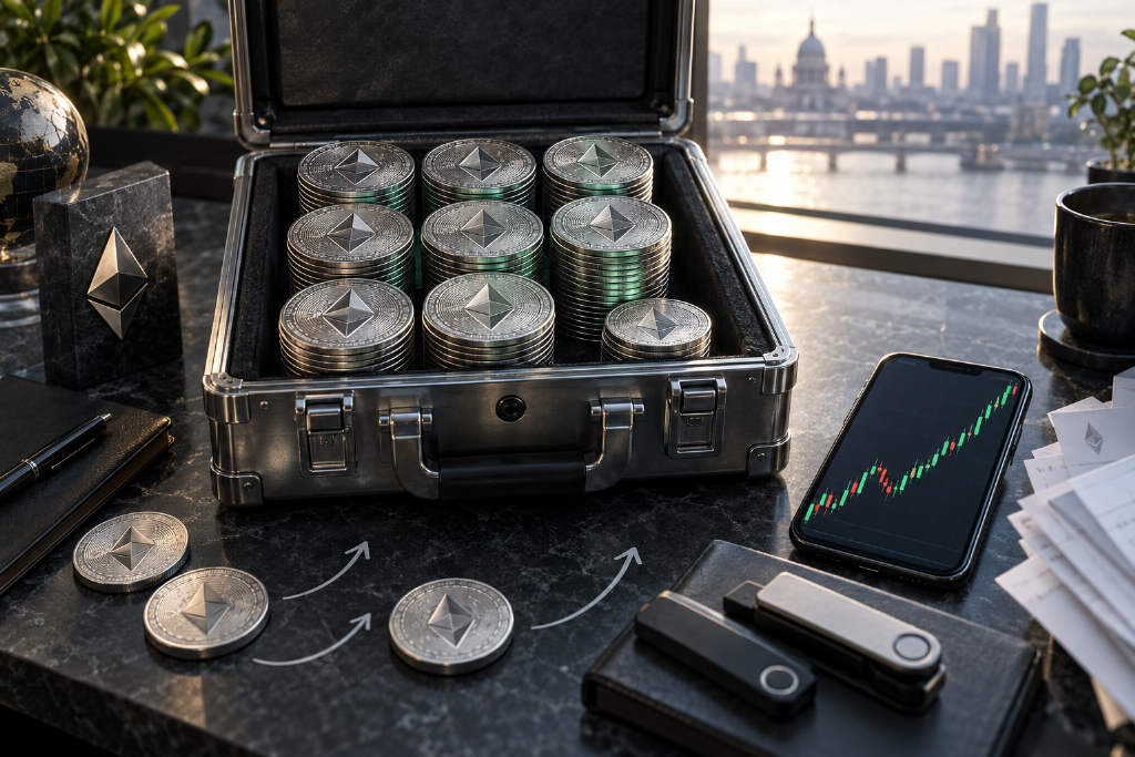 鲸鱼三周买入 9158 枚 ETH,当前浮盈 36.3 万美元