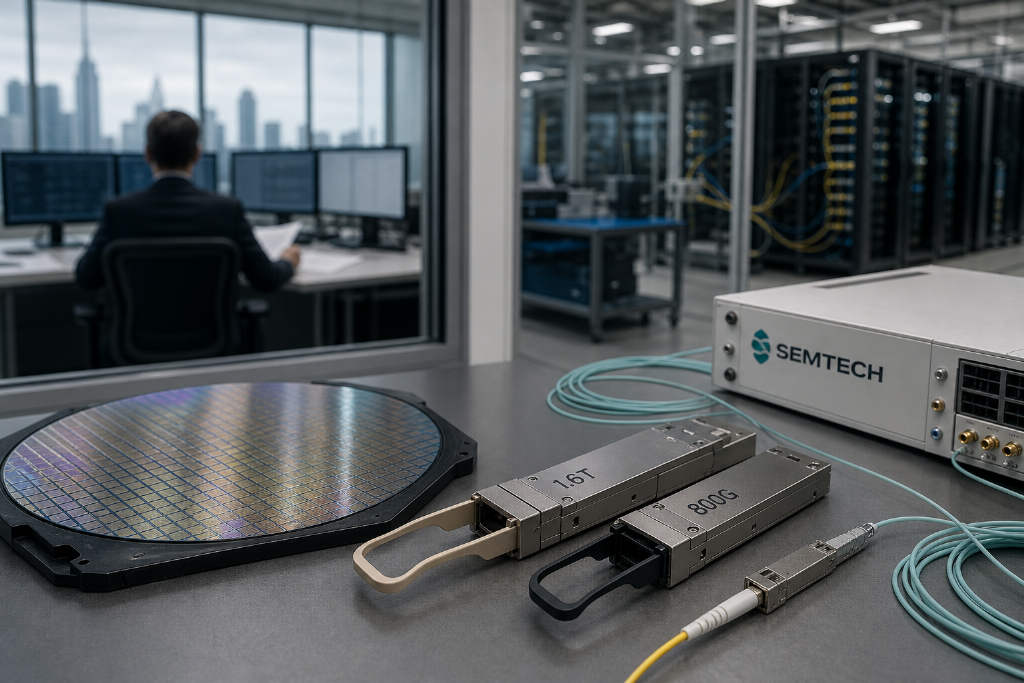 摩根士丹利上调 Semtech 目标价至 195 美元,聚焦 1.6T 光芯片放量