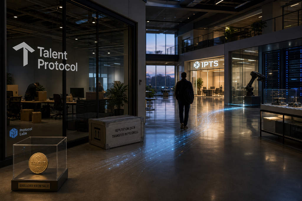 Talent Protocol 被 IPTS 收购,TALENT 代币不在交易范围