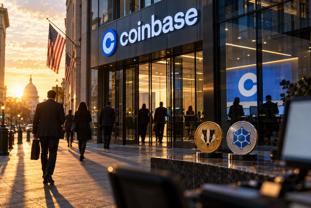 Coinbase暂停 BADGER 与 STORJ 交易,提币不受影响