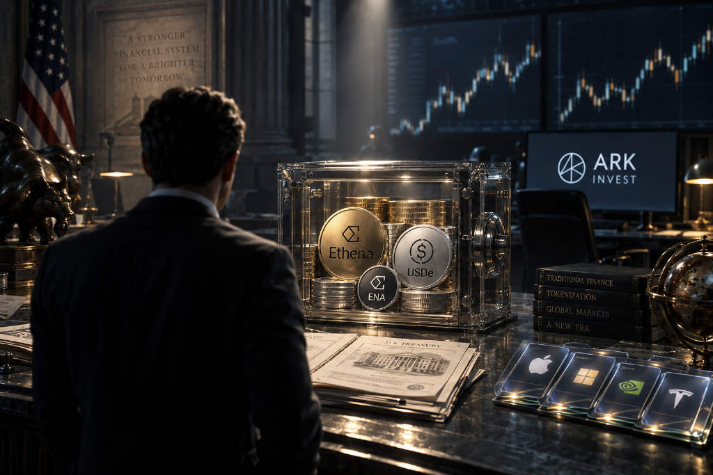 ARK Invest says tokenized stocks are reshaping Ethena’s runway