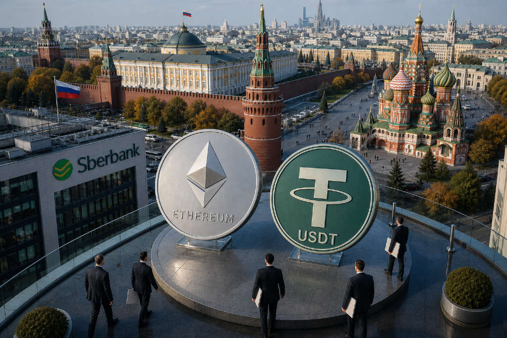 俄罗斯央行草案将 ETH 和 USDT 纳入公开交易名单