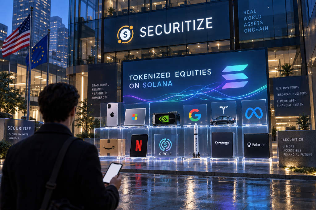 Securitize 在 Solana 上线代币化美股交易服务