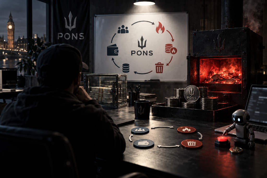 Pons founder says PONS burn rate unchanged for now as buyback contract upgrade moves to 7-day cycle