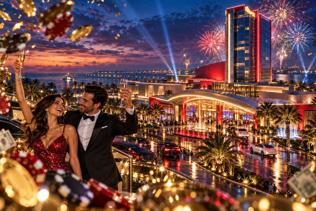 Scarlet Pearl Casino D'Iberville Mississippi:固定位置与已记录直线距离