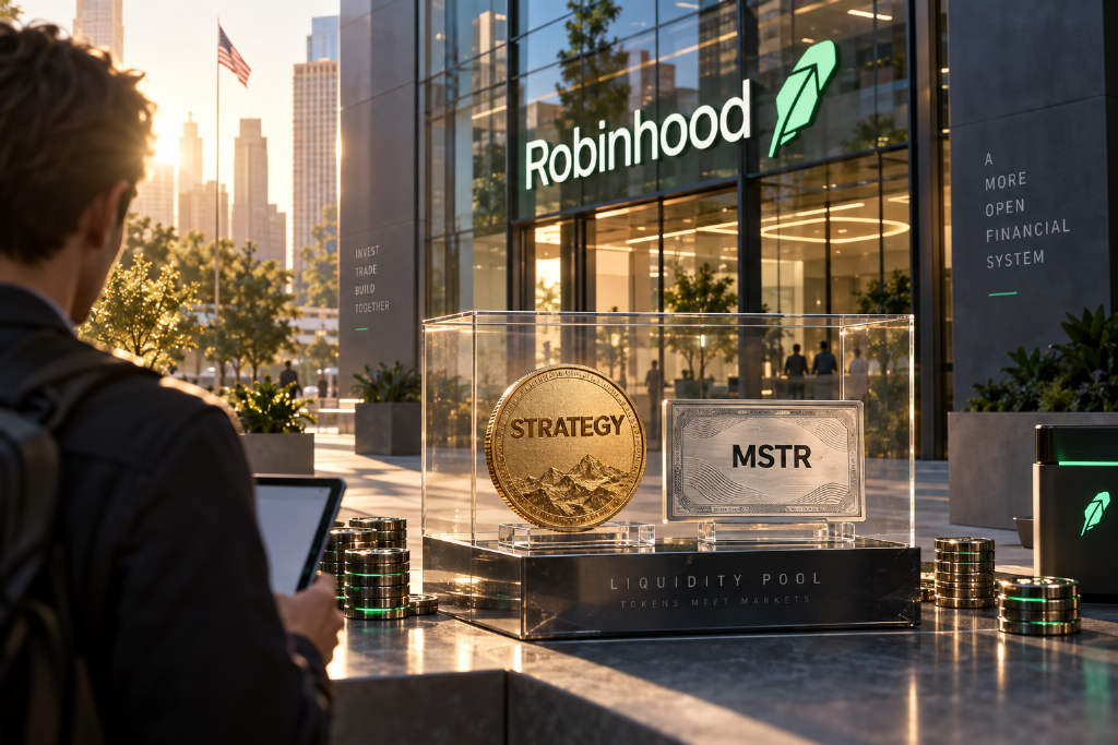 STRATEGY在Robinhood Chain估值约720万美元