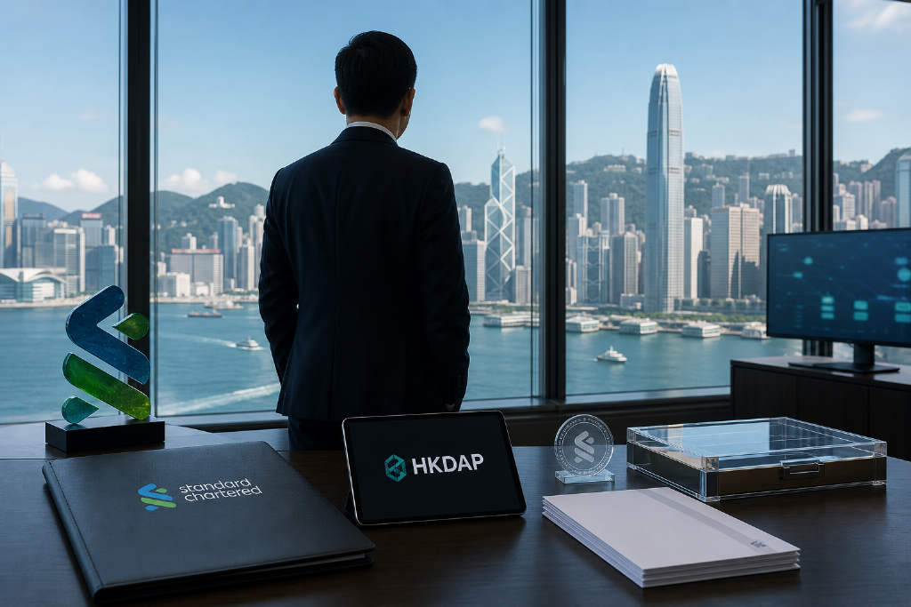 渣打香港成 HKDAP 首家银行分销商,拟第四季上线代币化基金申购结算