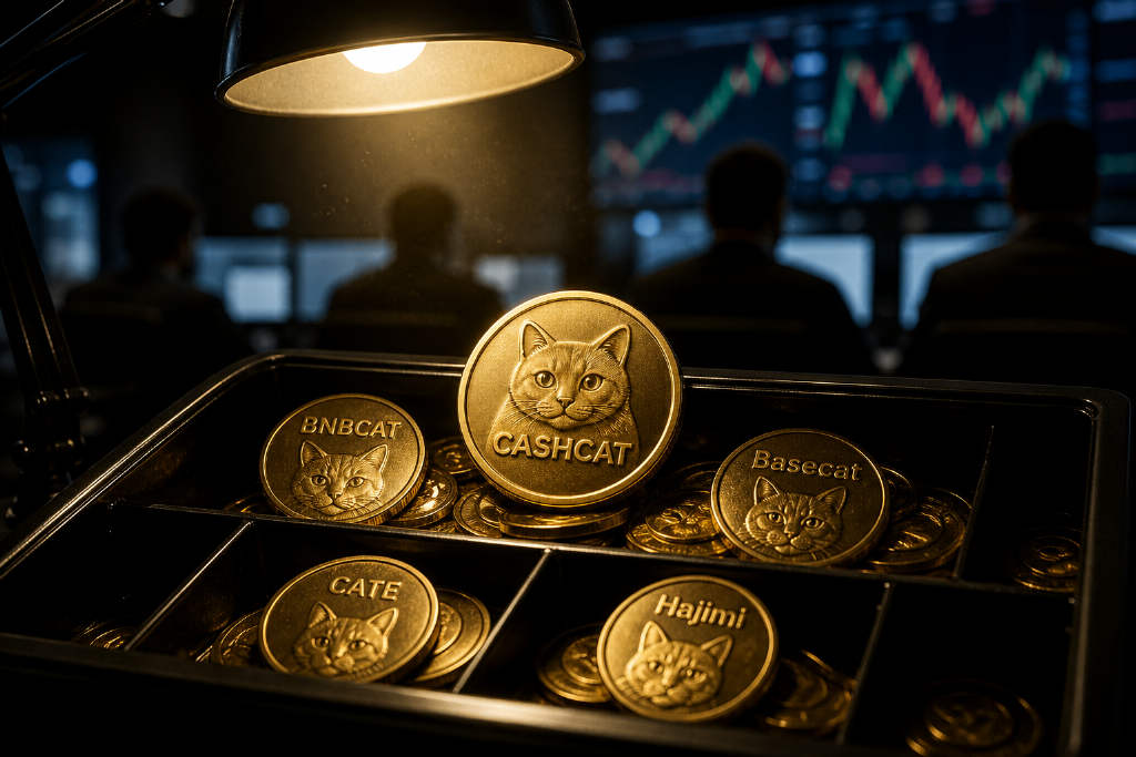 CASHCAT 1小时涨近9%,领涨猫猫主题Meme板块