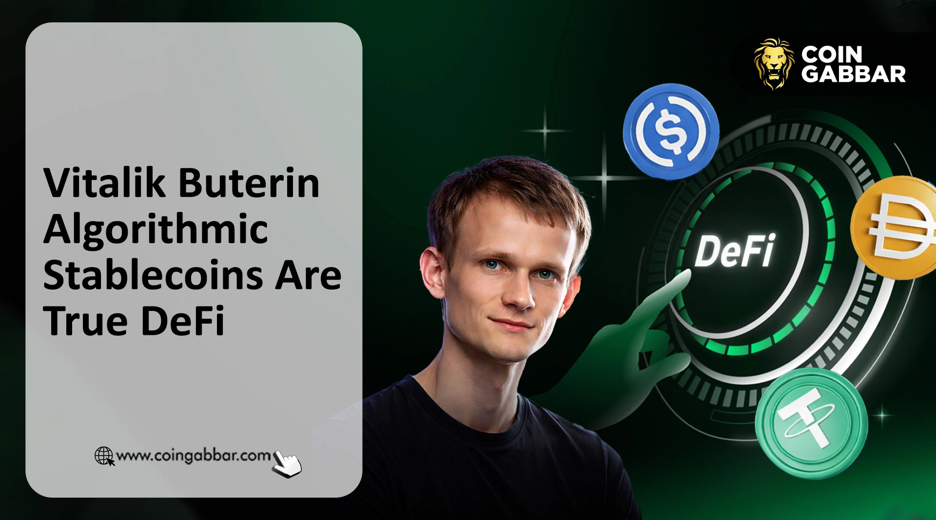 Vitalik Buterin:算法稳定币才是真正DeFi愿景,抨击USDC收益计划为“货崇拜”