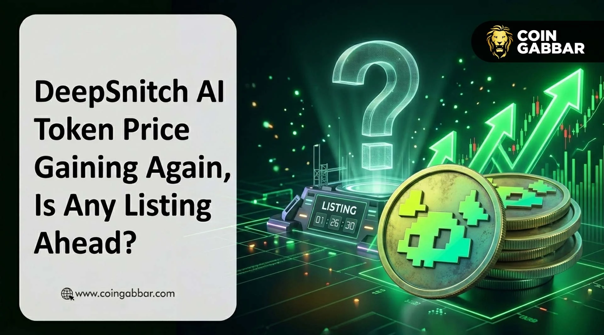 DeepSnitch AI 代币 DSNT 价格反弹 20%,V1 平台发布能否逆转颓势