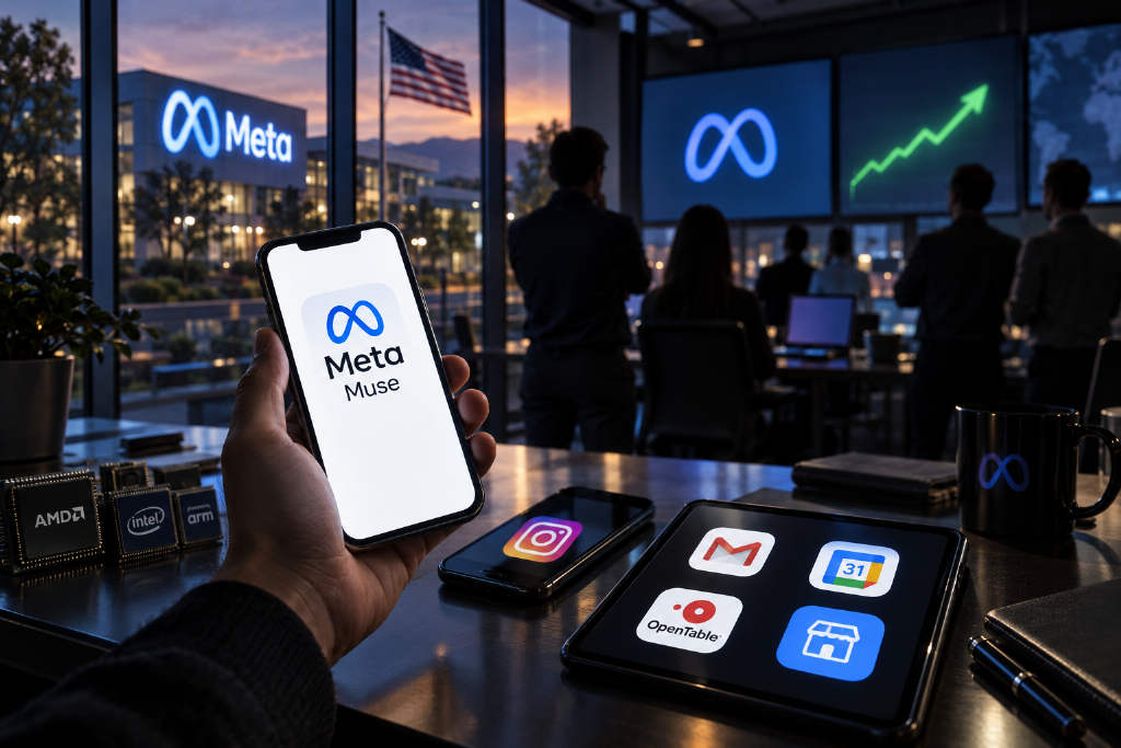 Meta’s Muse tops U.S. app charts with 902,000 downloads in six days as shares jump 11%