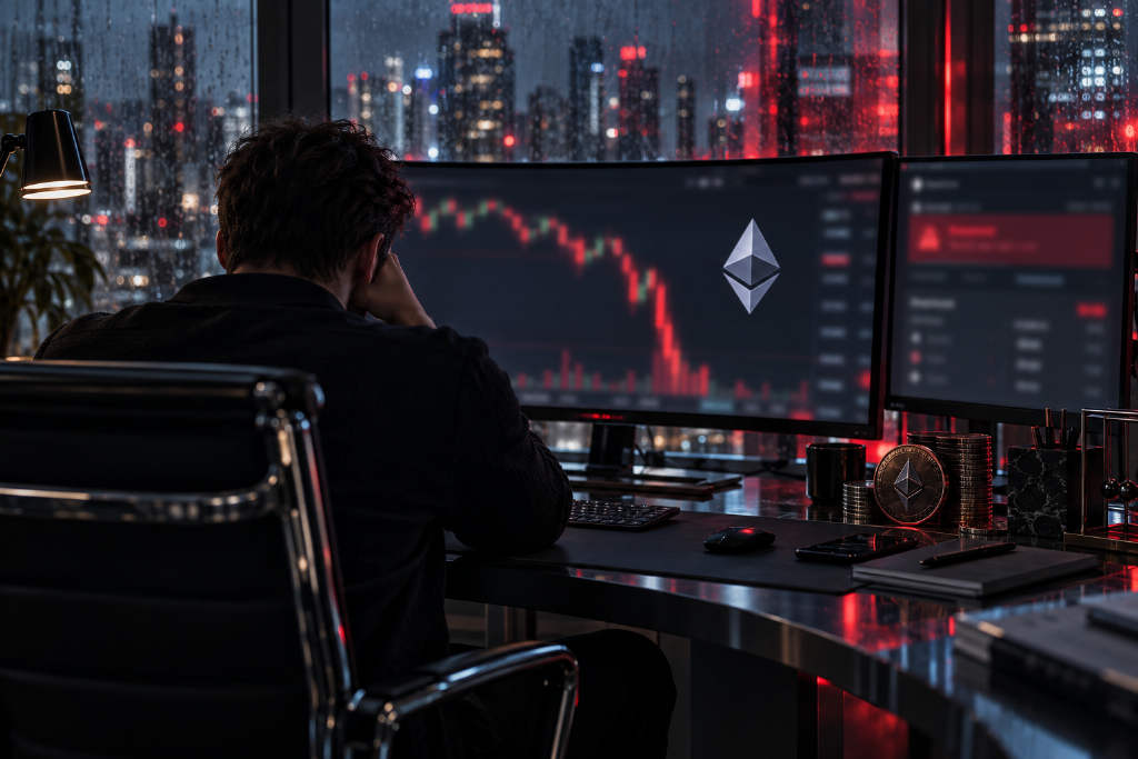 黄立成近 1 亿美元 ETH 多单逼近清算线