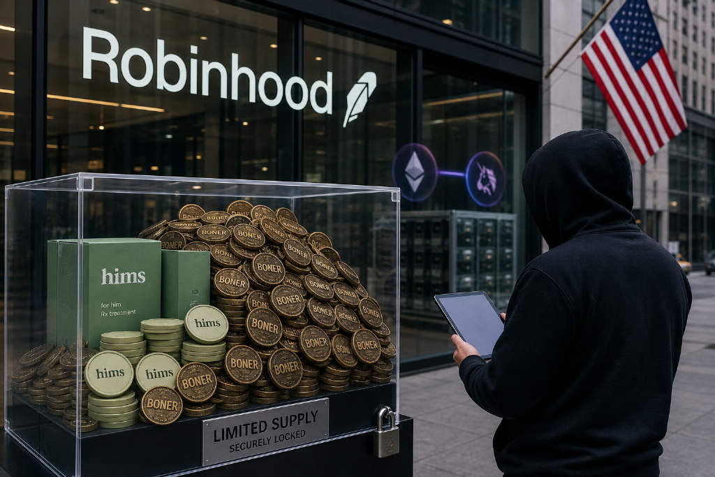 BONER 锁定 Robinhood Chain 上超半数 HIMS 代币化流通盘