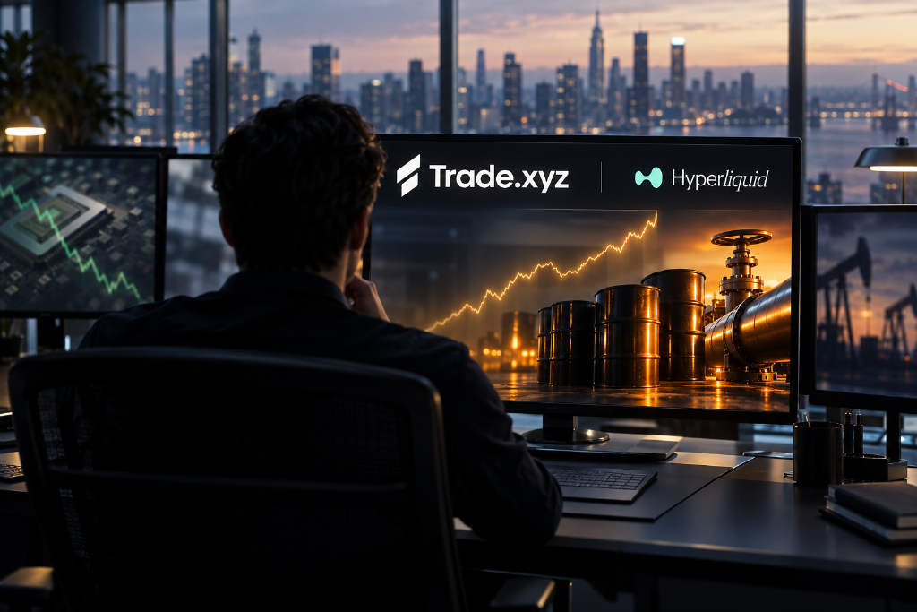Trade.xyz周成交较8月中旬回落37.6%,WTI原油成最大单一合约