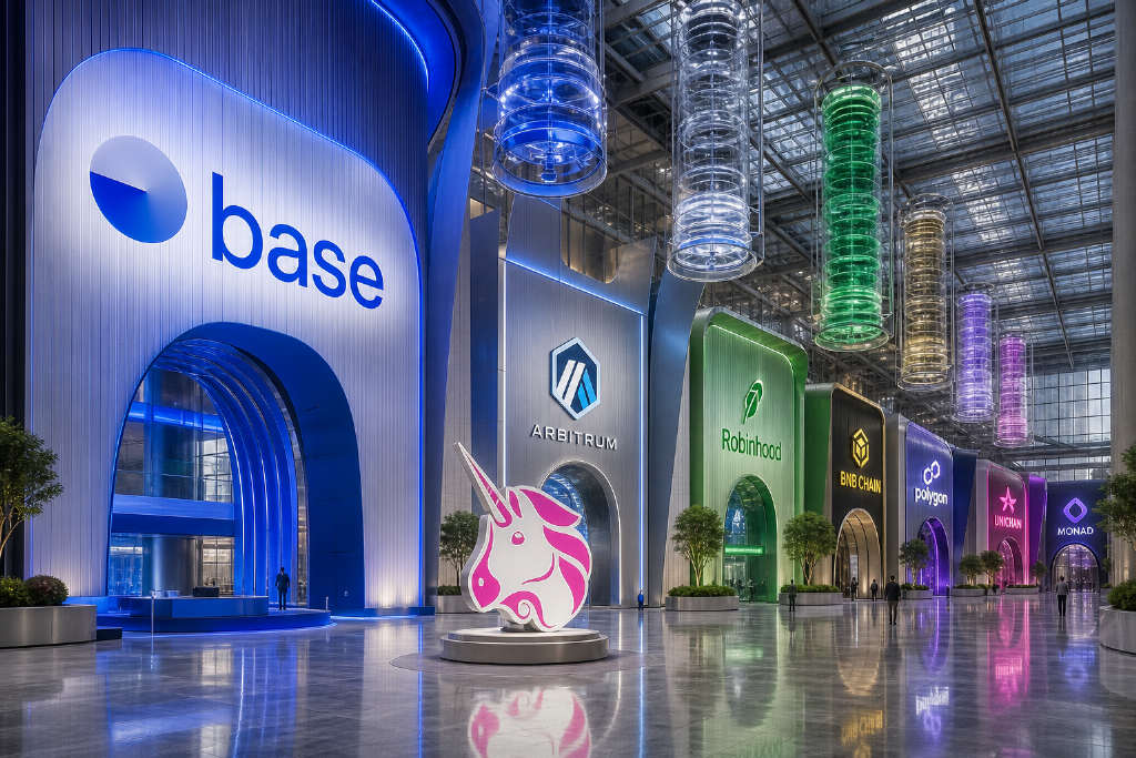Messari数据:剔除以太坊后Uniswap锁仓量 Base占41%居首