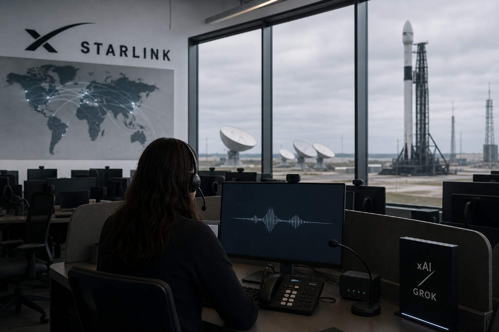 Starlink 接入 Grok Voice,每日处理约 1.5 万次客服通话