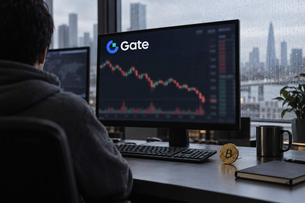 Gate 行情显示 BTC 跌至 80980.9 美元