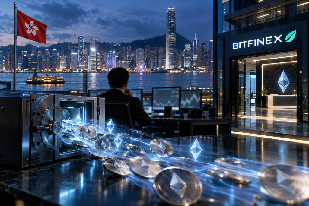 持仓超 3 年的 ETH 巨鲸向 Bitfinex 转入 2.12 万枚 ETH