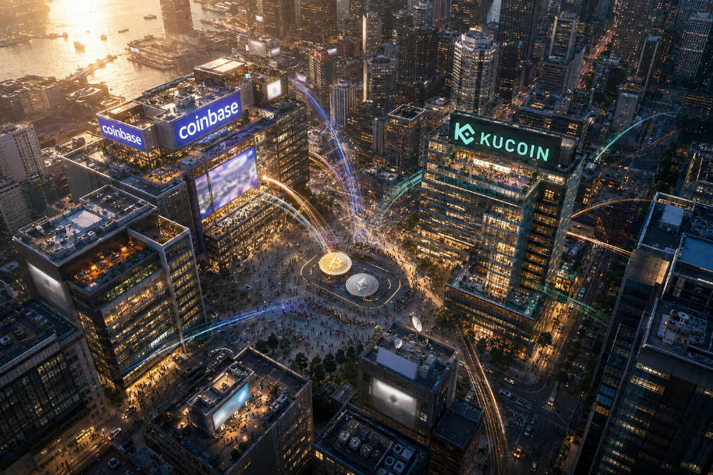 8月现货CEX交易量环比增15%至8110亿美元,Coinbase与KuCoin领涨