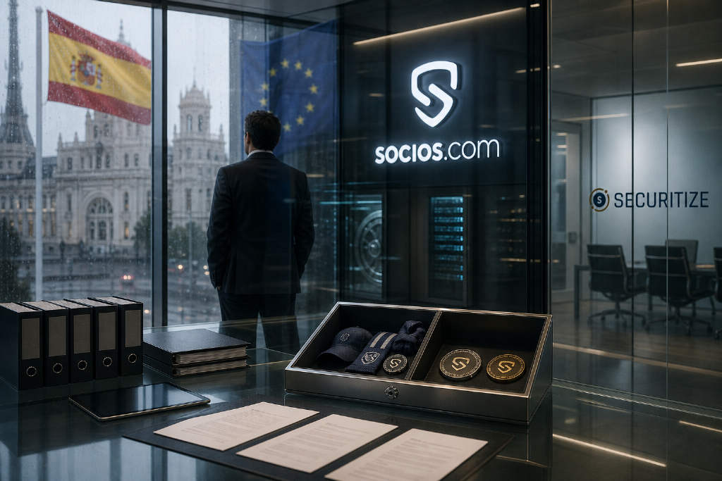 Securitize与Socios.com合作推出职业体育俱乐部代币化股权