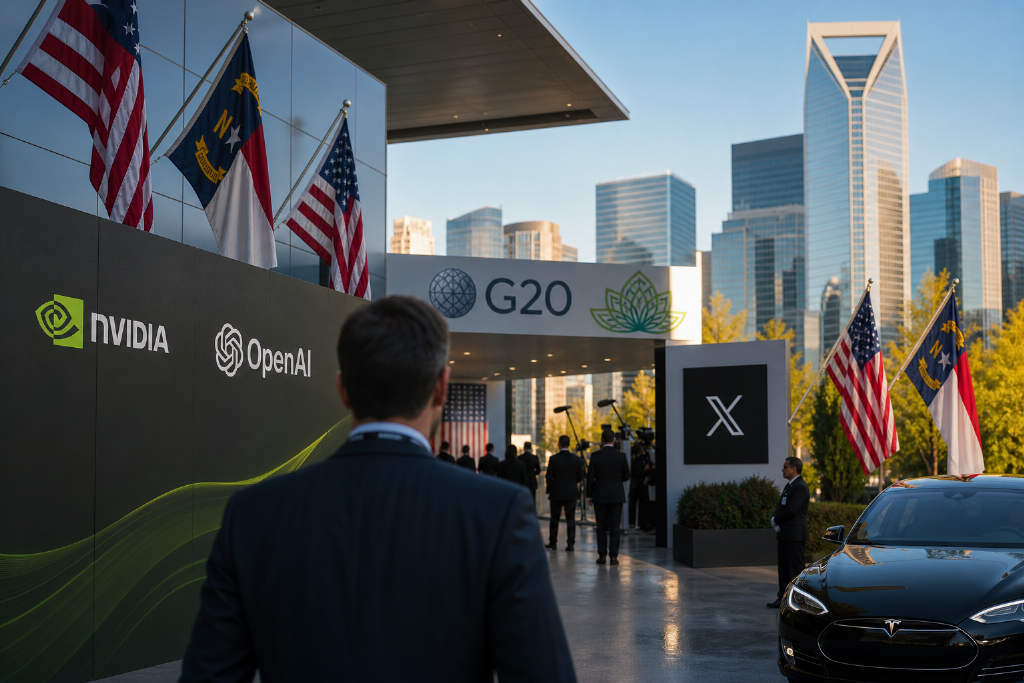 马斯克、奥特曼与黄仁勋将出席北卡 G20 科技活动