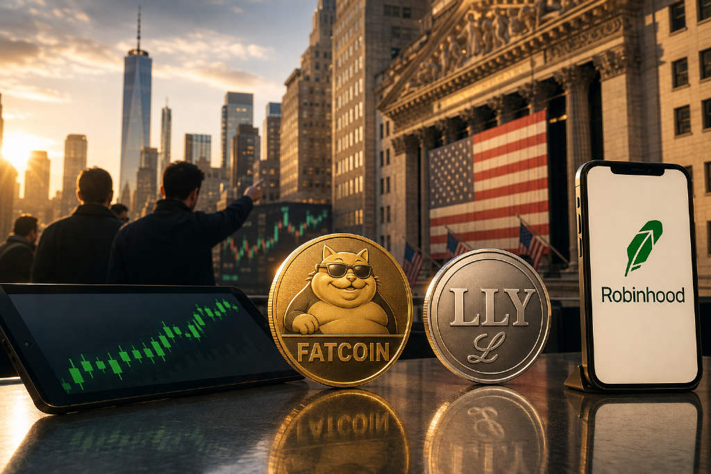 Robinhood Chain 币股 Meme FATCOIN 市值突破 380 万美元