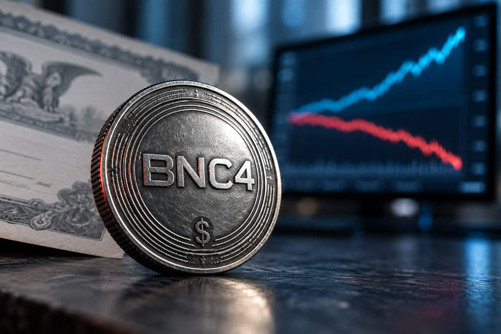 BNC4 Trades at $9.6, Market Cap $5.6M, Deviates from Underlying Stock