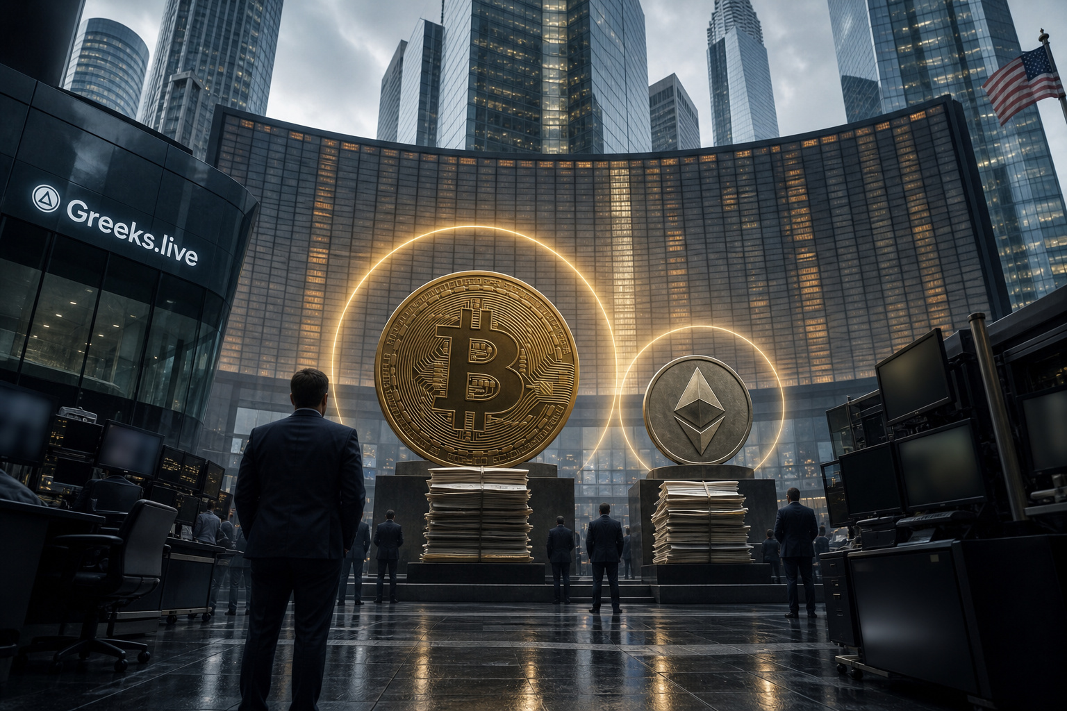 $1.47 billion in crypto options expire today as Bitcoin realized volatility falls to 25%