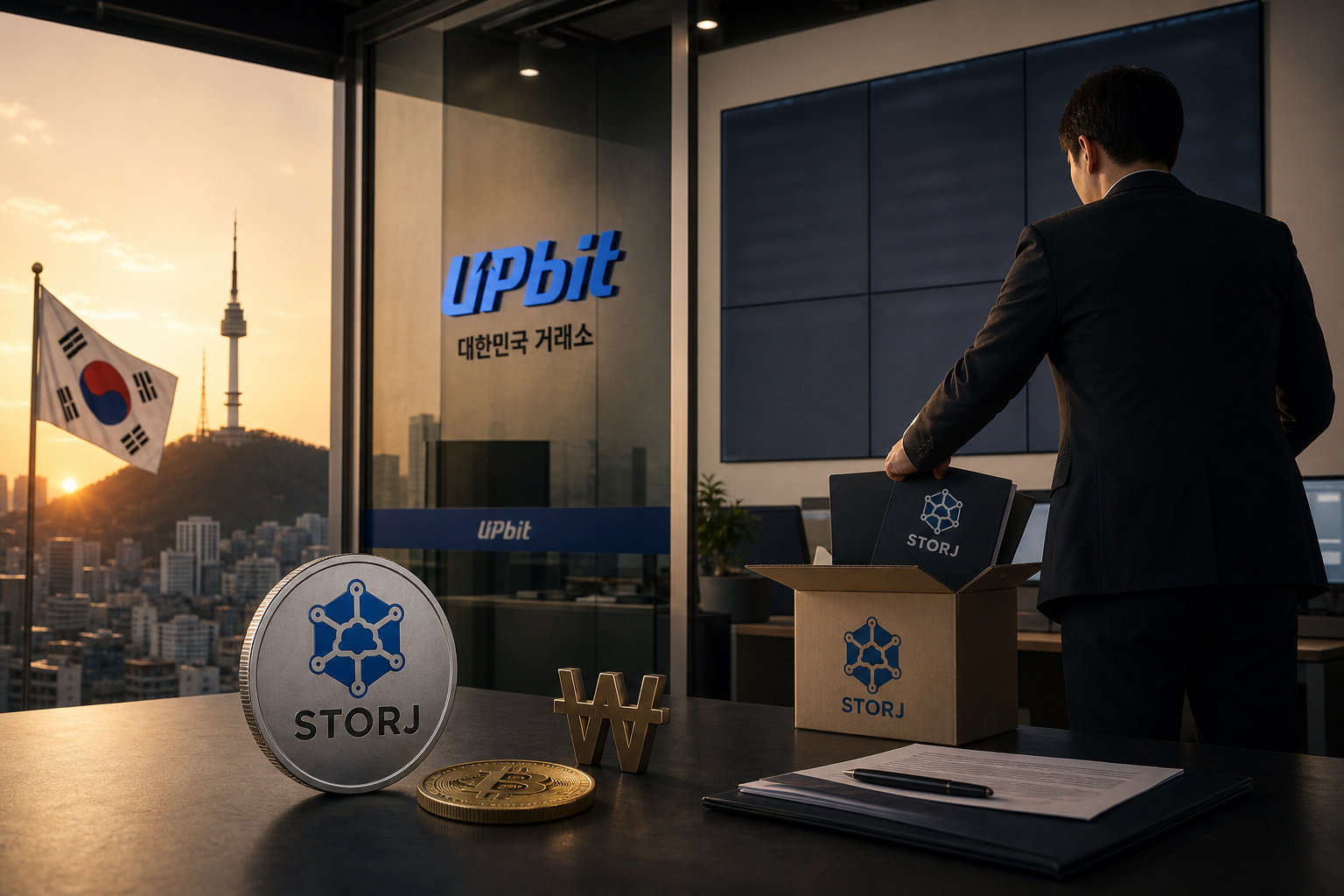 Upbit 将于 2026 年 9 月 14 日下线 STORJ 两个交易对