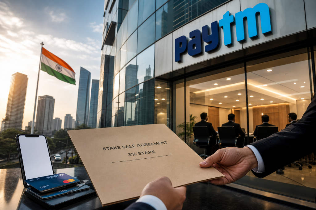 市场消息称蚂蚁集团拟出售 Paytm 3% 股份