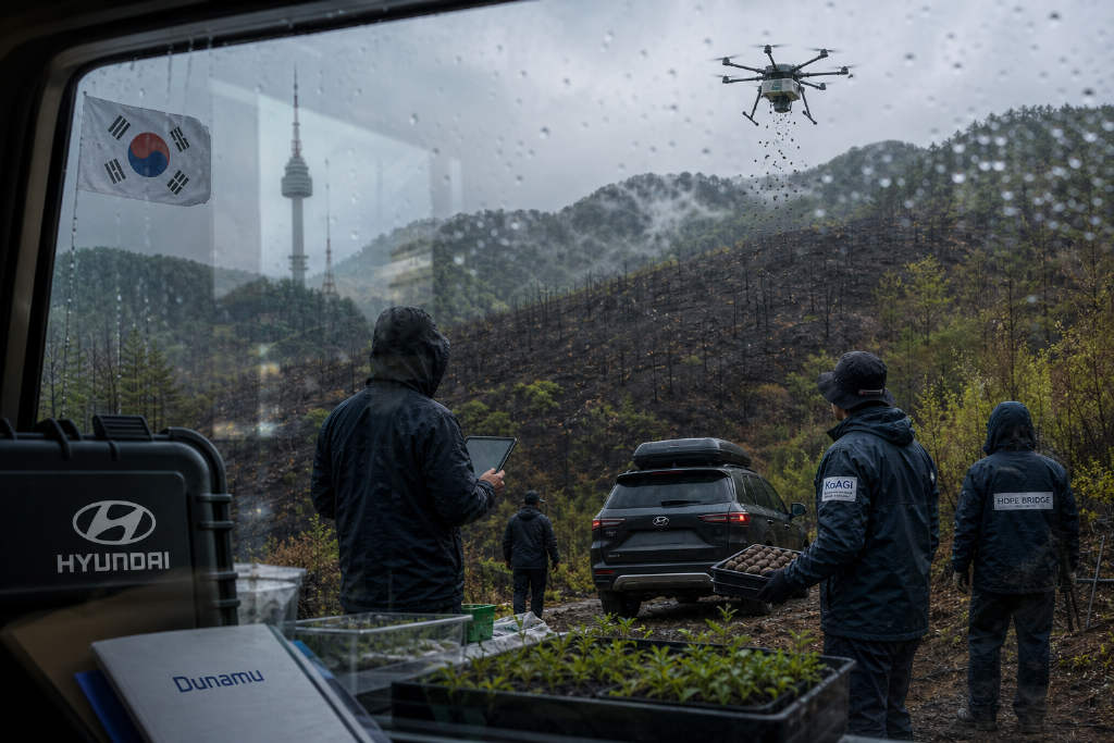 韩国植物园研究所联合企业推进森林修复项目