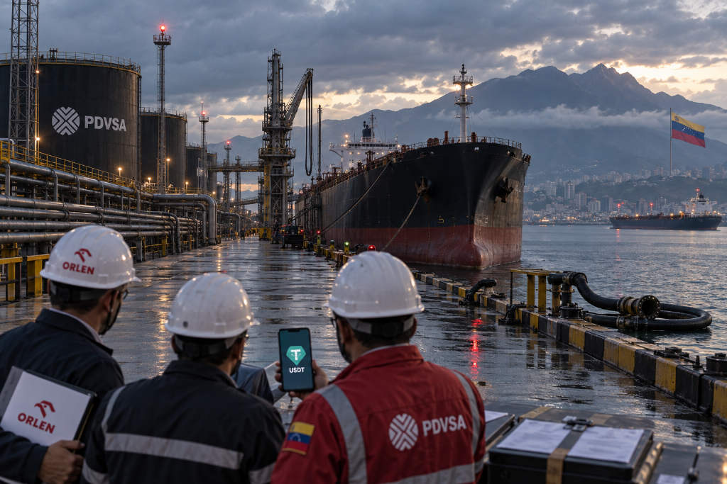 After a $230 million prepayment, Poland’s Orlen got pulled into a Venezuelan oil deal tied to USDT