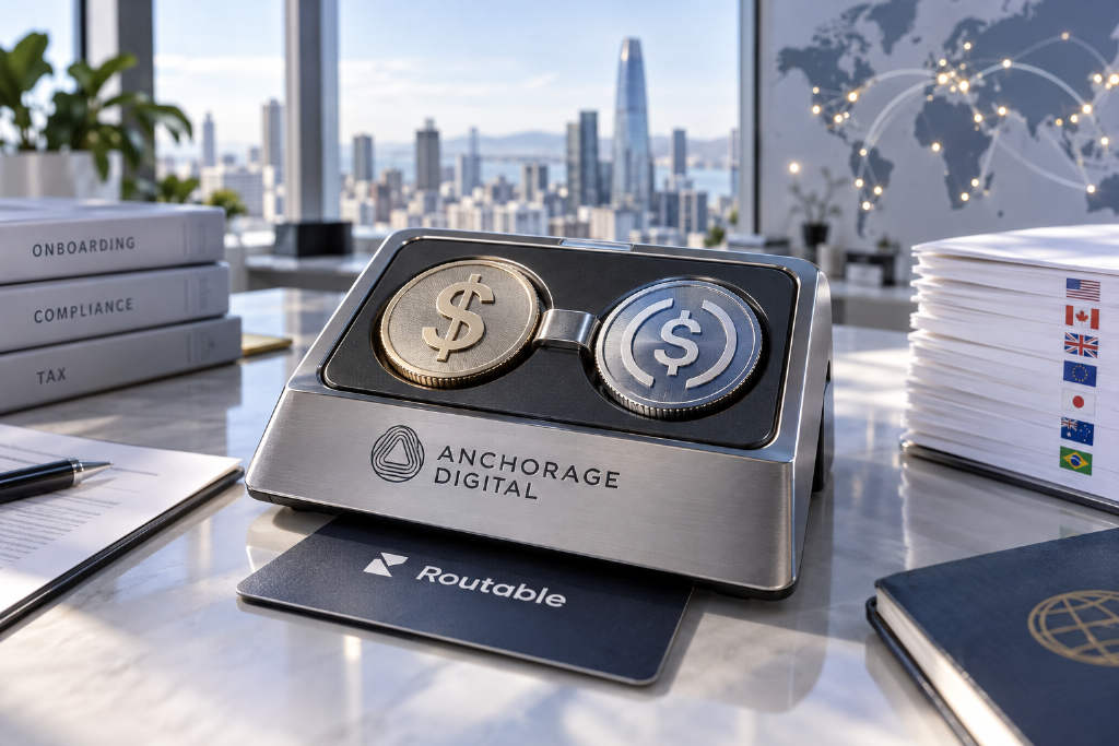Anchorage Digital 收购 Routable,瞄准企业级法币与稳定币支付