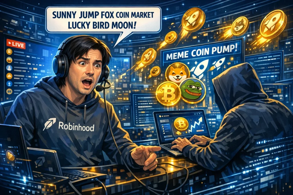 Robinhood 创办人直播泄露助记词,黑客借地址炒作 Meme 币