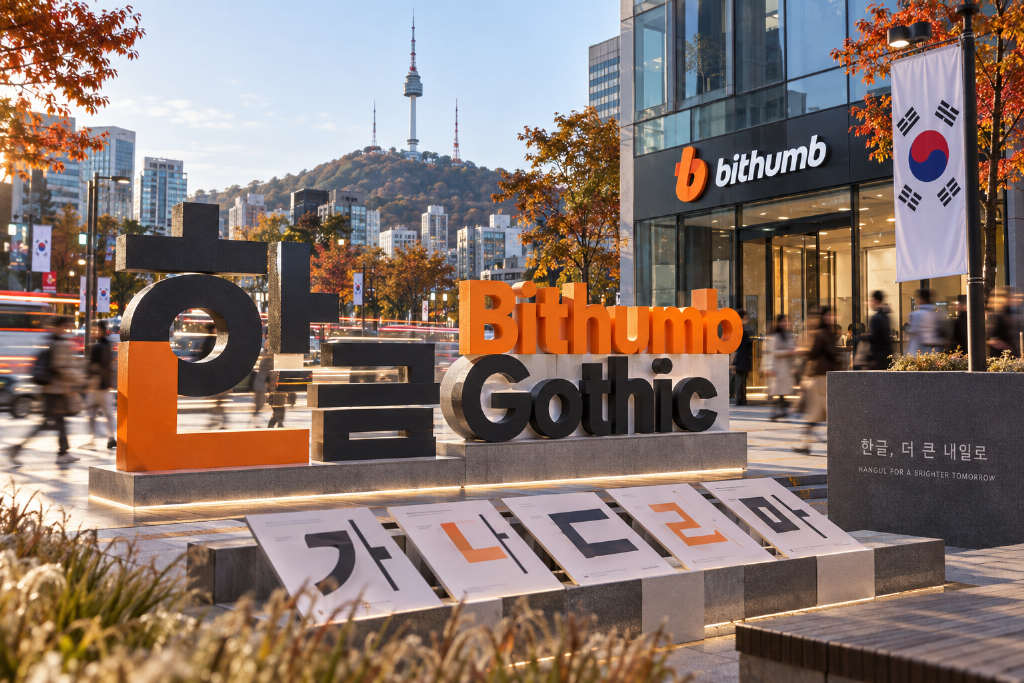 Bithumb 推出两款「Bithumb Gothic」字体