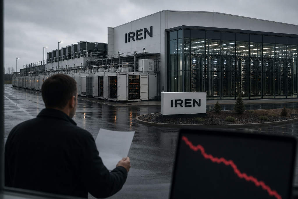 IREN 第四季度营收不及预期,盘后跌超 8%