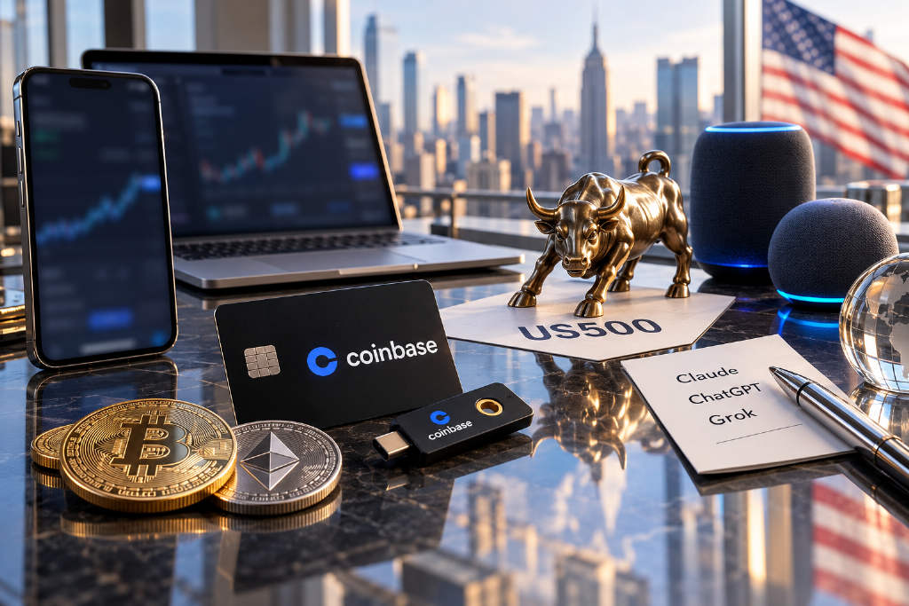 Coinbase says users can trade US500 and crypto perpetuals through AI agents