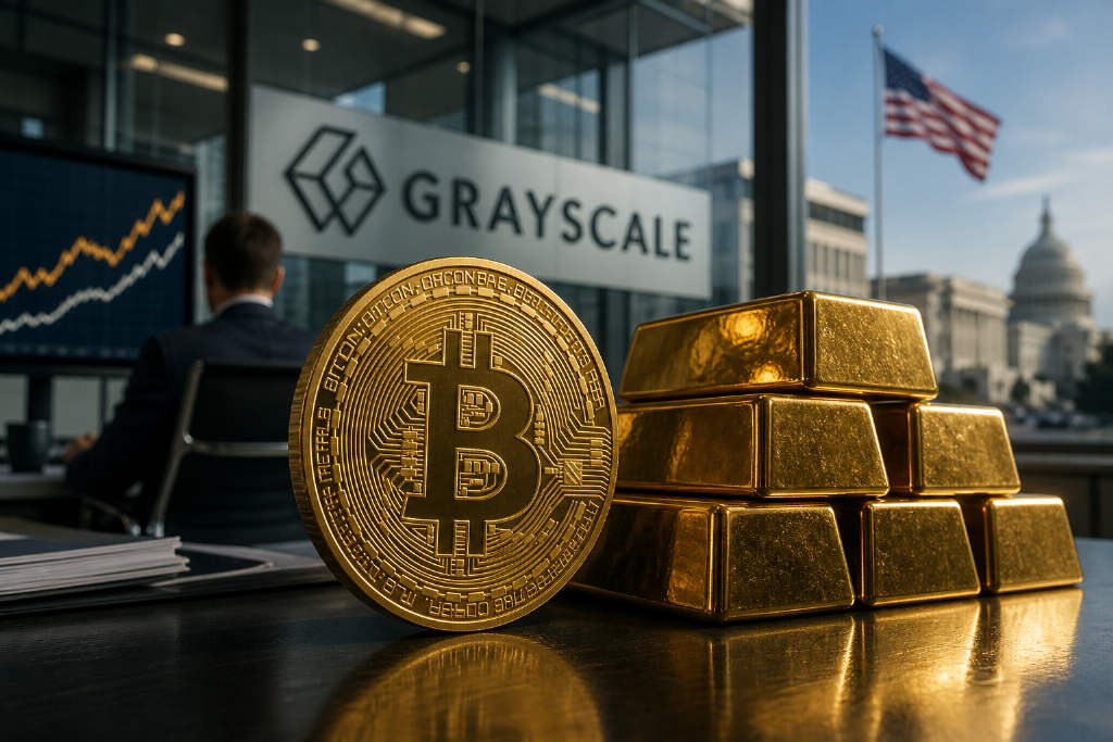 灰度称比特币与黄金相关性升破 50%,交易逻辑或生变