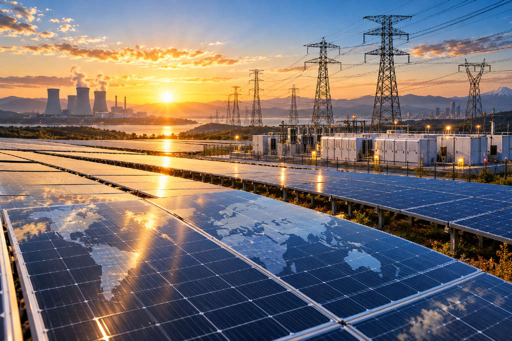 Solar generation moves past nuclear globally as grid and storage constraints come into focus