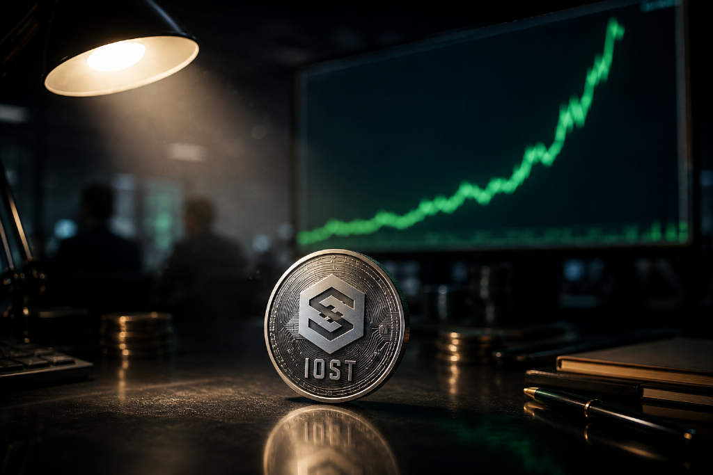 IOST 24小时涨幅超44%,现报0.001092美元