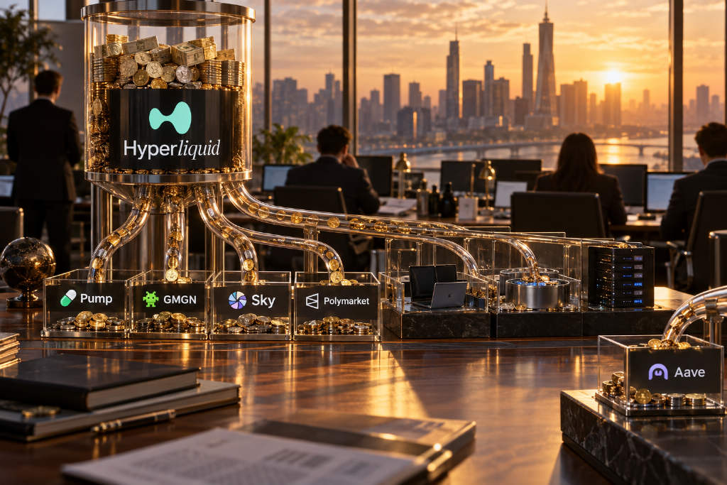Who Actually Keeps the Money On-Chain? A Breakdown of Retained Revenue Across Hyperliquid, Pump, GMGN, Sky and Polymarket