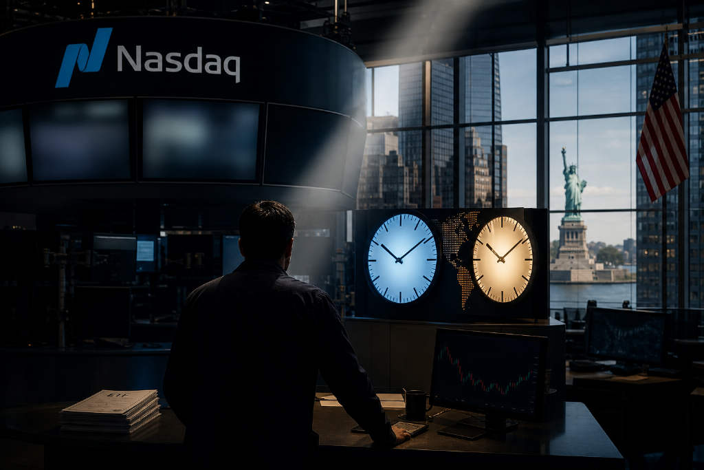 纳斯达克拟推 23 小时交易,瞄准亚洲白天美股定价入口