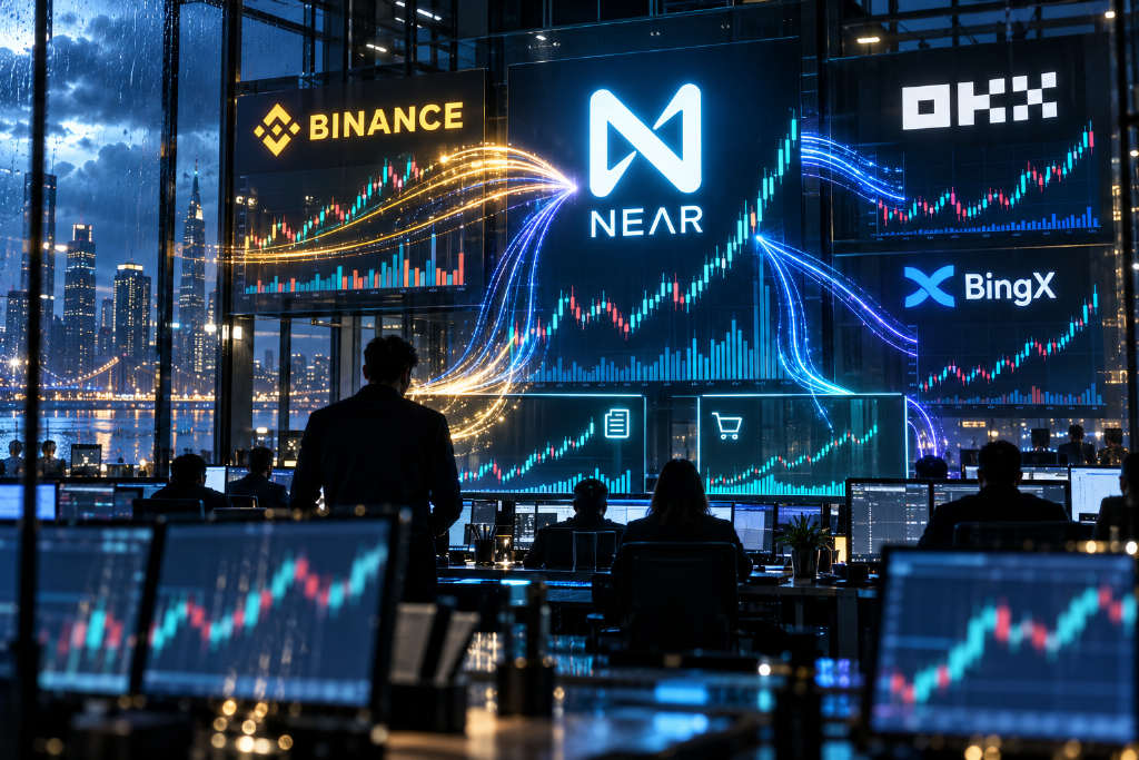 NEAR 24 小时期货成交量达 28.8 亿美元